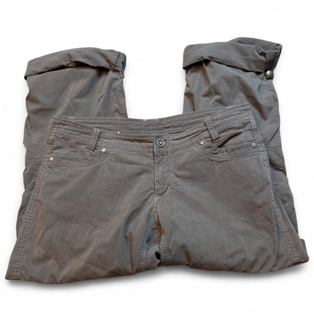 KUHL Splash Roll Up Cargo Pants Outdoor Hiking Womens 10 Gray